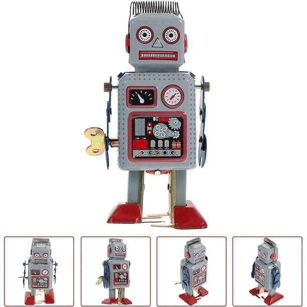 Juguete Robot De Cuerda, Hojalata De Juguete Vintage Mecánica Para Regalo De Navidad | en línea Juguete Robot De Cuerda, Hojalata De Juguete Vintage Mecánica Para Regalo De Navidad | en línea