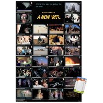 Star Wars: A New Hope - Frames Wall Poster, 14.725" x 22.375"