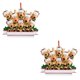 thumbnail image 2 of Adorno colgante de árbol de Navidad Advancent con 8 animales 2Conjunto, 2 of 6