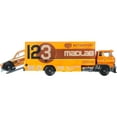 thumbnail image 4 of Hot Wheels Team Transport Toy Truck & Race Car, Mazda RX3 & Sakura Sprinter Collectible Set, 4 of 7