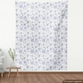 thumbnail image 4 of Abstract Fabric by the Yard Upholstery, Monochromatic Design Medallion Ornaments Clouds and Floral Motifs Print, Decorative Fabric for DIY and Home Accents, Dark Violet and White by Ambesonne, 4 of 5