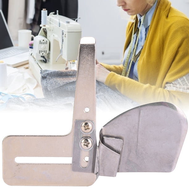 Dobladillo de borde para máquina de coser Accesorio para máquina de coser de una sola superficie Dobladillo de borde resistente y resistente Jadeshay A
