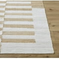 thumbnail image 2 of Hauteloom Soren Jute Living Room, Bedroom Area Rug - Traditional, Transitional - Light Silver, Tan, Ash - 18" Sample, 2 of 6
