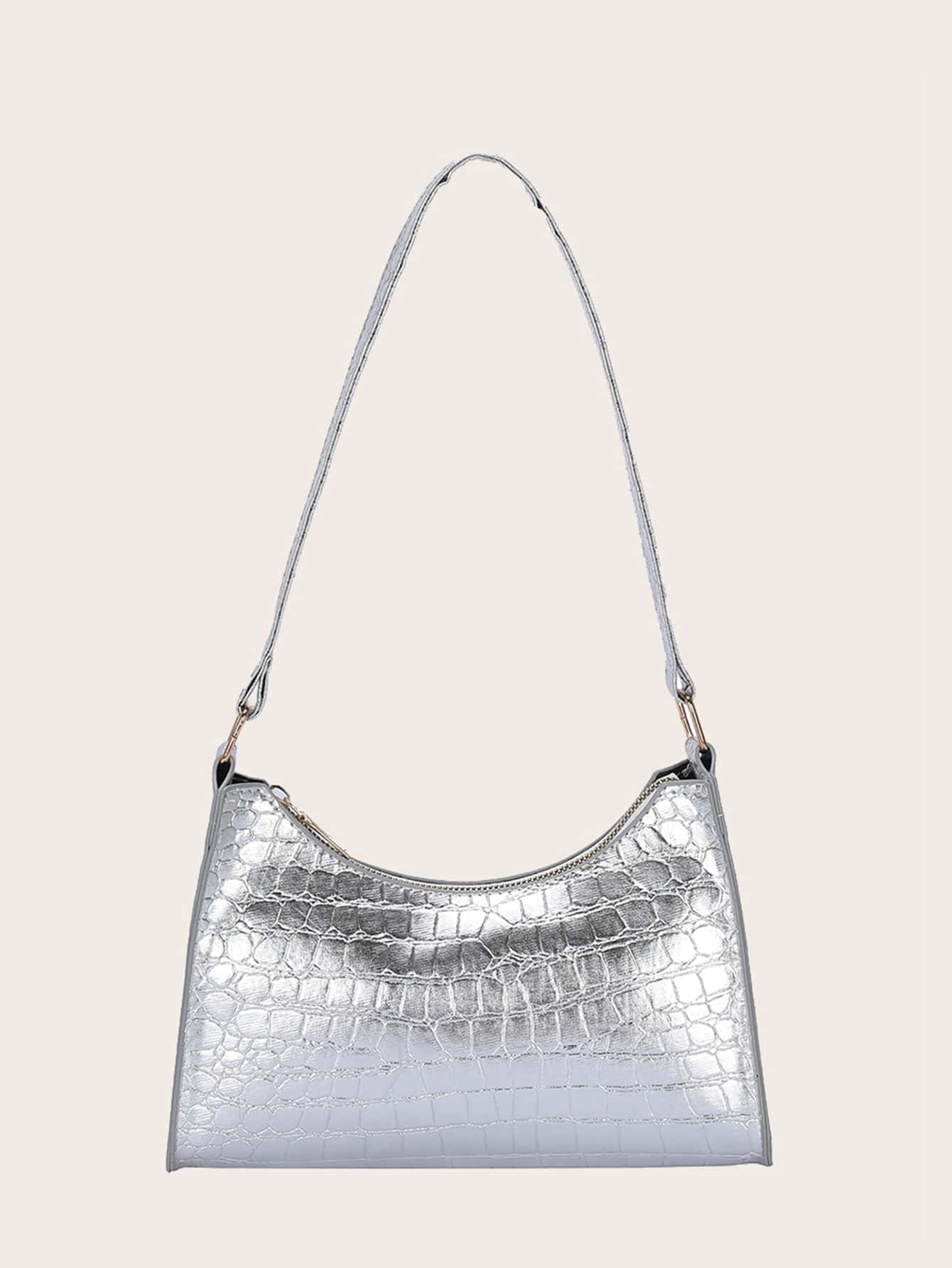 Women Bags Croc Embossed Baguette Bag Egypt Ubuy