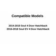 thumbnail image 3 of Driver Left Side Rear Door Window Door Glass Compatible with Kia Soul 2014-2019 Models / Soul EV 2016-2018 Models, 3 of 4