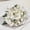 White, variant on Elegant Artificial Iris Floral Arrangement - Vibrant Centerpiece for Table & Picnic Decoration