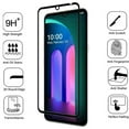 thumbnail image 2 of [2-Pack] Fit For LG V60 ThinQ (5G, 2020 Release) [BISEN] FULL COVER Tempered Glass Screen Protector, Anti-Scratch, Anti-Shock, Shatterproof, Bubble Free, 2 of 4