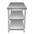 3 Layer Stainless Steel Work Table Heavy Duty Work Table, Middle Layer