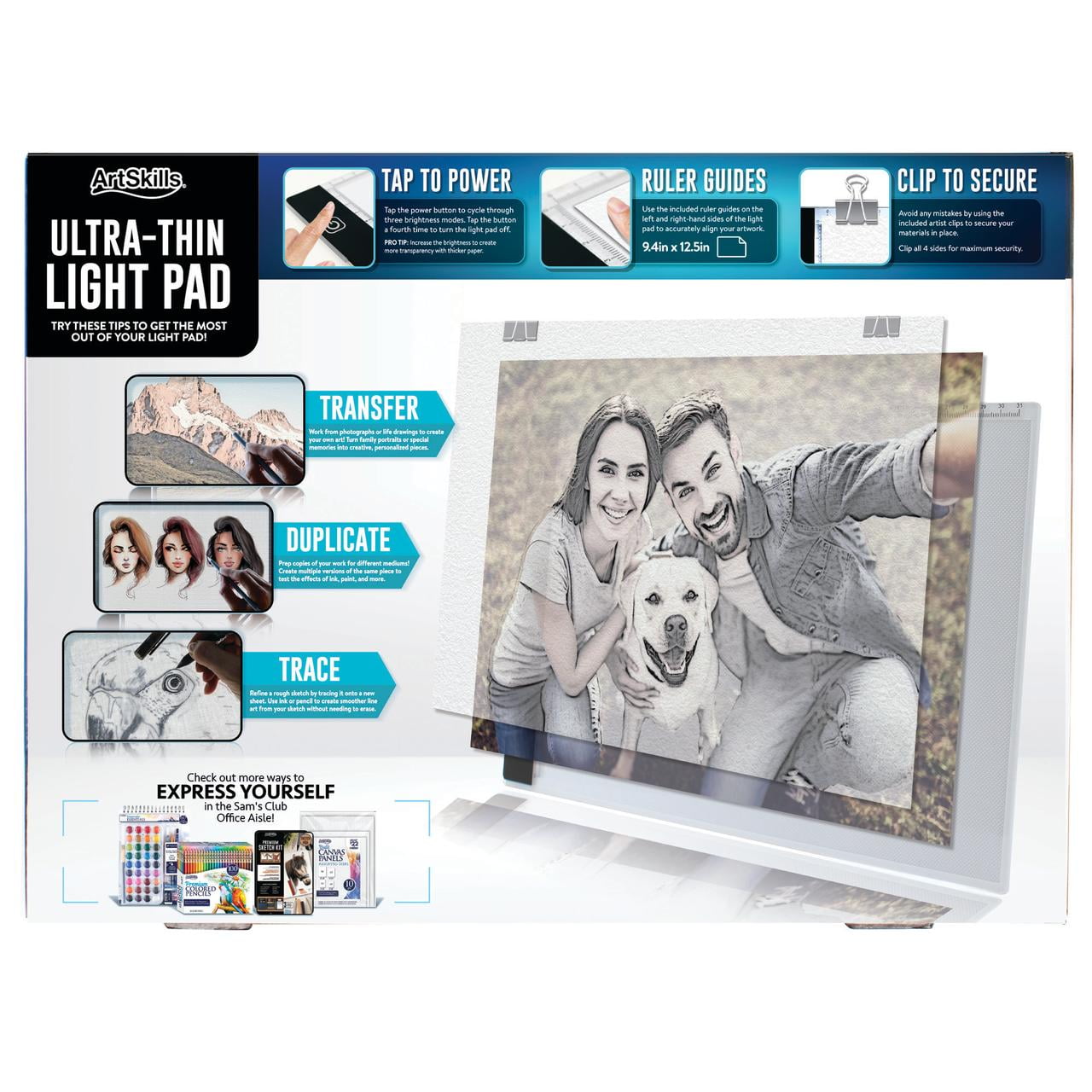 ArtSkills Ultra Thin Light Pad for Drawing and Tracing