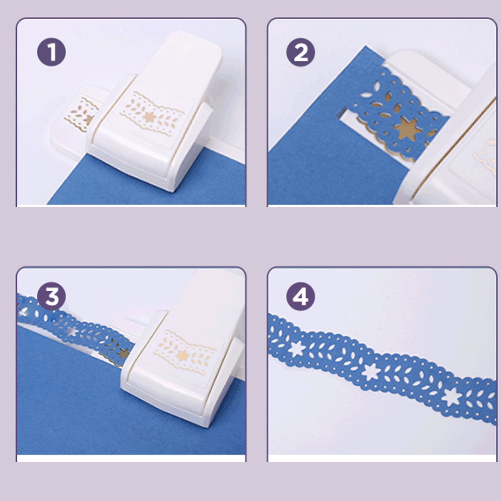 Scrapbooking Handmade Edges Device Paper Cutter Craft Hollow Out Fancy Border Punches Lace Embossing Punches Machine