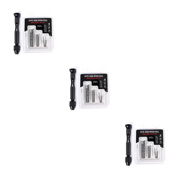Scienceny Micro brocas helicoidales, pasador multiusos, perforación precisa para carpintería, compacta, 360 ° con colgante de resina, joyería artesanal Type1 NO1 Scienceny CBP228126