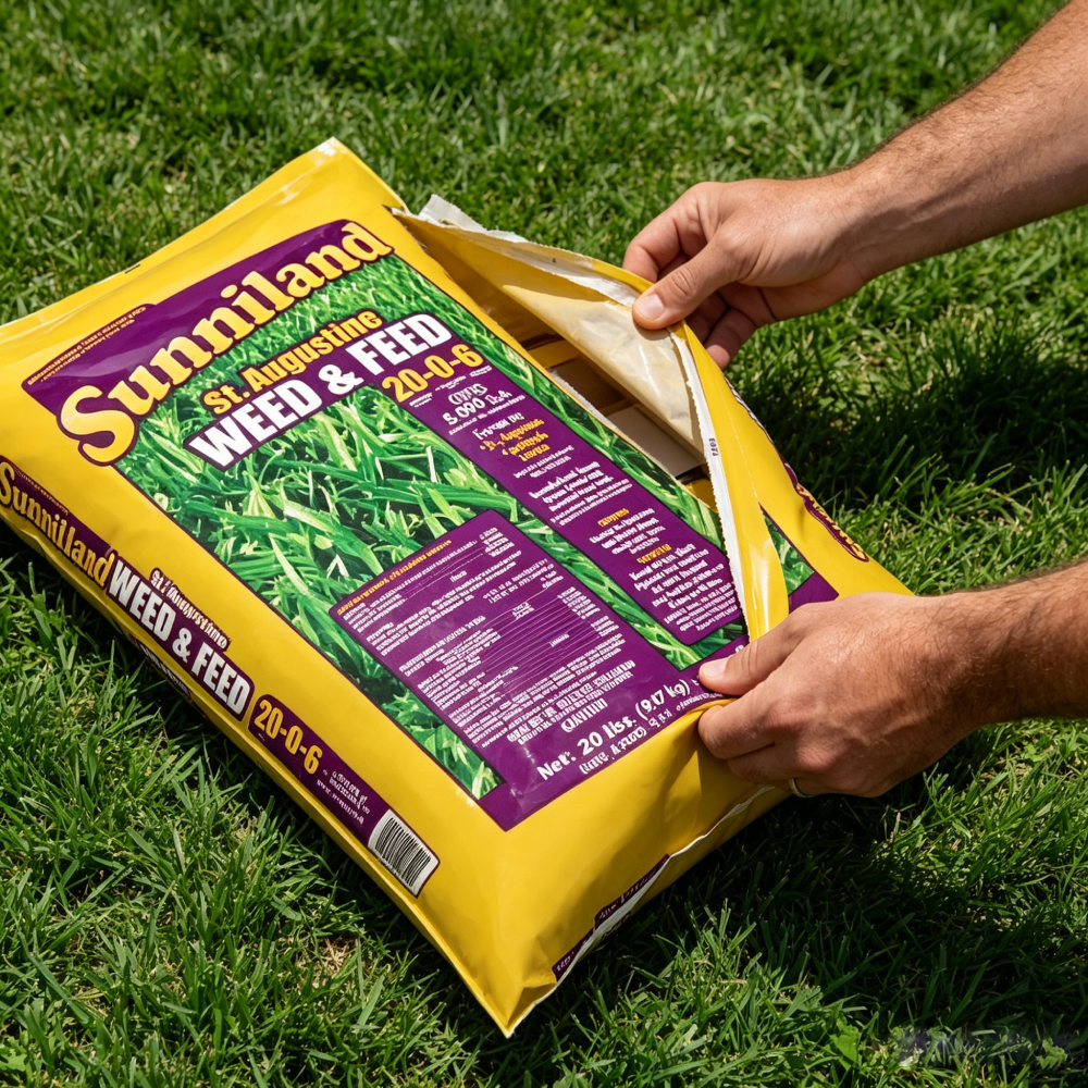WJSP St. Augustine Lawn Fertilizer 20 Lb Granules Covers 5000 Sq Ft For St Augustine Grass