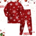 thumbnail image 7 of Xyant Kids Pajamas Christmas, Boys Girls Soft Cotton Sleepwear Pjs Sets Toddler 2 Piece Long Sleeve Jammies Size 6-7 Years, 7 of 7
