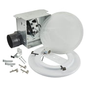 Broan 770RLTK 4in Duct 80 CFM Ventilation Fan 2.5 Sones 120V Galvanized Steel - Brushed Nickel
