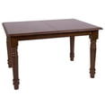 thumbnail image 6 of Andrews 5Pc 60" Rectangle Butterfly Extendable Dining Set in Chestnut Brown Wood, 6 of 6