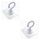 thumbnail image 4 of Bearachild Gancho giratorio de montaje en pared para puerta, cocina, baño, colgador de almacenamiento para el hogar, ahorro de espacio, abrigo, organizador Gris 2piezas Bearachild CBP227268, 4 of 6