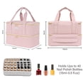 thumbnail image 2 of Organizador de esmaltes de uñas LEFOR·Z, bolsa de almacenamiento de doble capa, 2 of 7