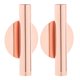 thumbnail image 1 of YSNOOWE 2Ud Jarrones Para Flores Montados En Pared Metal Oro Rosa Única Para Hogar U Oficina, 1 of 6