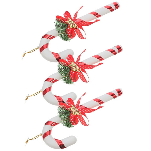 CTIRCHIU Christmas Candy Cane Decorations Multi-Color Festive Touch 3Pcs