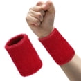 thumbnail image 1 of Worallymy Muñequera Deportiva Absorbente de Sudor Muñequera Elástica Unisex Muñequera para Niños Adultos Rojo Purpúreo Worallymy JD735810050, 1 of 7