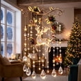 thumbnail image 5 of Christmas Outdoor Wind Chimes Acrylic Hanging Decor, 2D Flat Windchime with Reindeer for Front Door, Christmas in July Christmas Garden Decor, 5 of 7