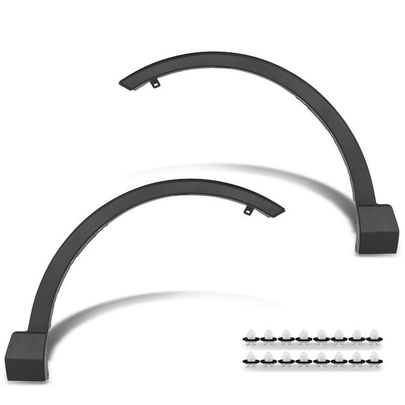 2Pcs Front Fender Trims Molding Driver & Passenger Side Fit For 2016-2019 Toyota Rav4