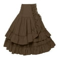 thumbnail image 3 of Halloween Gothic Pleated Skirt for Women A-Line Mini Skirt Witch Party Outfit Punk Rock Style, 3 of 7