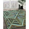 thumbnail image 2 of Ahgly Company Indoor Rectangle Patterned Dark Brown Area Rugs, 4' x 6', 2 of 6