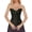 Black, variant on Halloween Corset Top for Women BWASD Retro Elegant Floral Strapless Overbust Bustier Corset Bow Lace Accent Waist Cincher with Structured Boning Bustier Shapewear Green,4XL