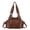 7BROWN, variant on Small Purses for Women Hobo Shoulder Bags Y2K Vegan Leather Multi-Pocket Handbags Designer Crossbody Tote Bag