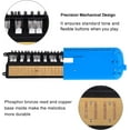 thumbnail image 4 of EASTROCK 37 Keys Melodica professional Instrument Piano Keyboard with Hard Case & Dual Blowpipes for Beginners,Blue, 4 of 7