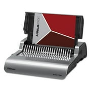 Quasar Electric Comb Binding System, 16 7/8 x 15 3/8 x 5 1/8, Metallic Gray, Sold as 1 Each