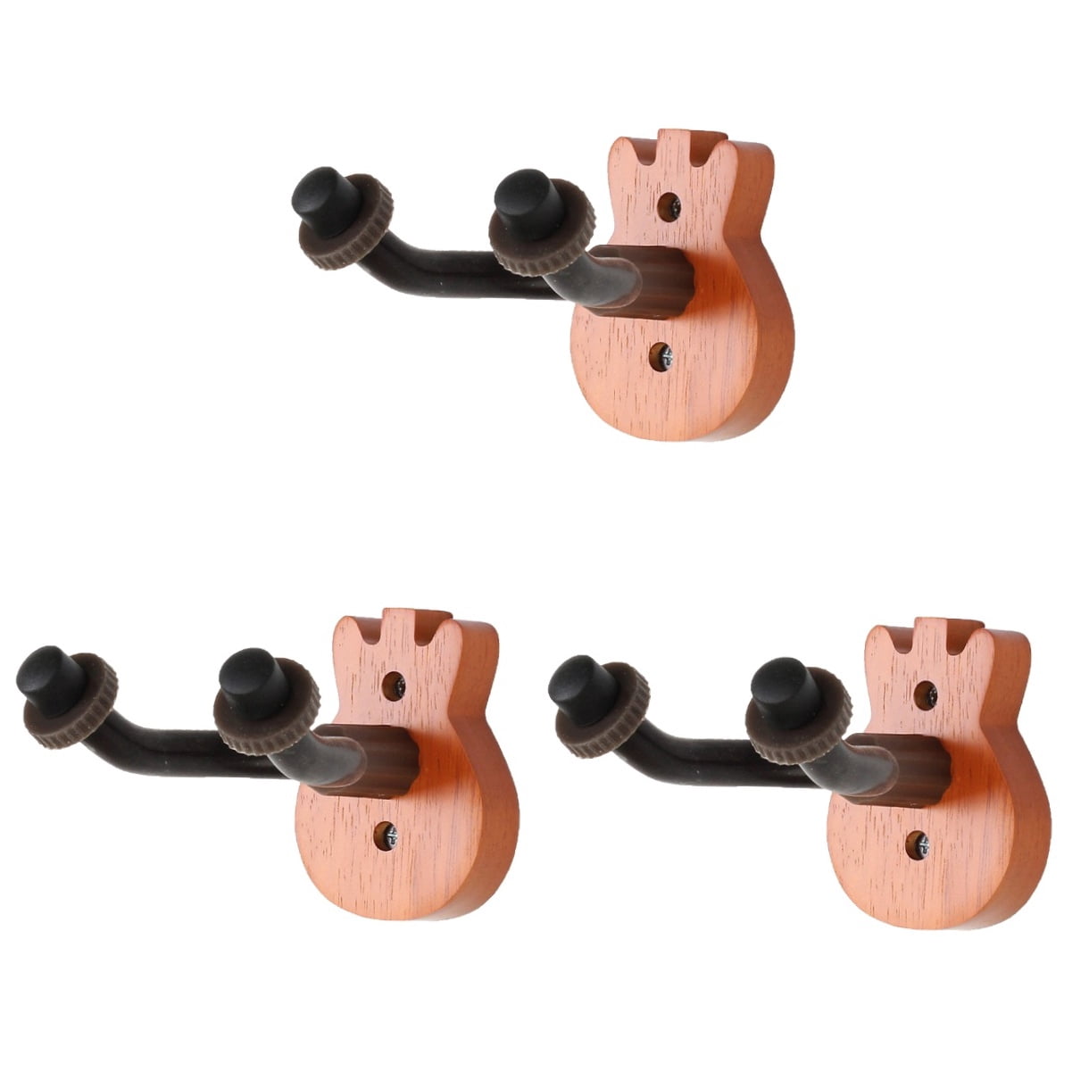 OUNONA 3pcs Guitar Hook Wall Hanger Durable Ukulele Display Rack Wall Violin Storage Stand