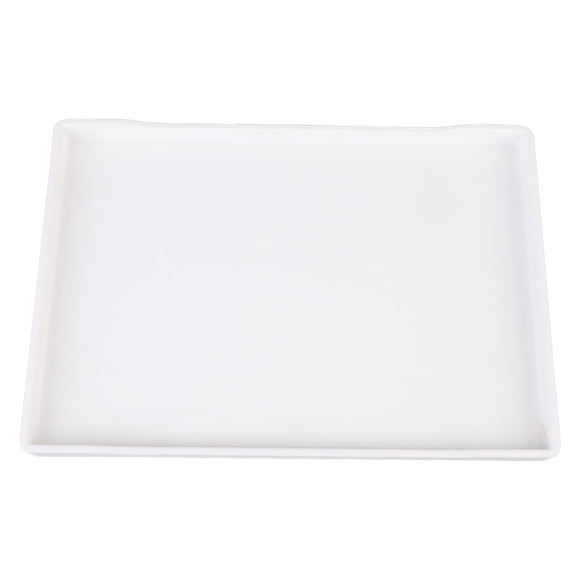 Rectangle Serving Tray, Large Reusable Rectangular Party Platter Reusable Tray for Veggie, Snack, Fruit, Cookies, Desserts in Kitchen Pantry Organization