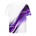 thumbnail image 5 of Mefallenssiah Hommes Hauts, Décolleté Hommes Décontracté Col Rond Impression Pull Sport Manches Courtes T Chemise Chemisier, 5 of 5