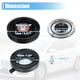 thumbnail image 3 of Conjunto de embrague de compresor de CA, reemplazo para Honda Accord 3.0L 2003-2007, conjunto de reparación de embrague de A/C, 3 of 7