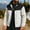 White, variant on WPPGONE Rain Jacket Men Waterproof Hoodless Biker Zip Up Long Sleeve Outdoor Cycling Color Block Windbreaker Climbing Hiking Fashion Wear