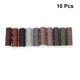 thumbnail image 3 of 1 juego de cuerdas recubiertas de cera de 0.8 mm Hilo de cera plana de costura de cuero para manualidades DIY - No.3 (10 colores por juego), 3 of 5