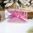 thumbnail image 5 of Vrorvz 5 Pack Christmas Tree Ornaments Christmas Decorations Christmas Tree Decorations Shimmering Pendant Ornaments Enhance Holiday Ambiance Suit for Home Office Party Celebrate Festive 2.4in Pink, 5 of 6