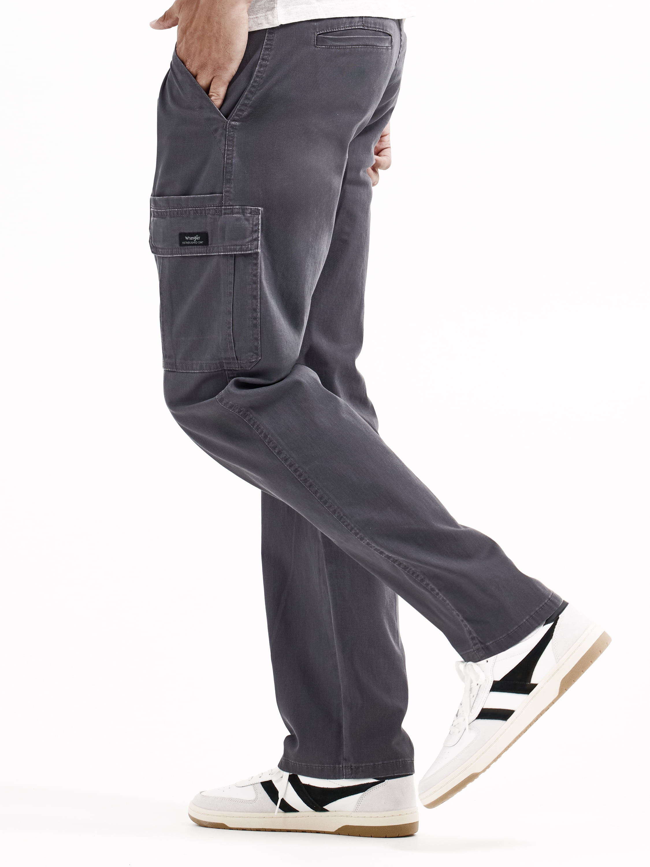 Wrangler Men's and Big Men's Relaxed Fit Cargo Pants With