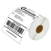 NineLeaf 1 Roll Compatible for DYMO 1744907 4 in x 6 in Postage Address Shipping Direct Thermal Labels, 220 Labels Per Roll