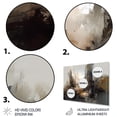 thumbnail image 3 of Designart "Delicate Brushstroke Abstract IV" Abstract Metal Wall Art, 3 of 5