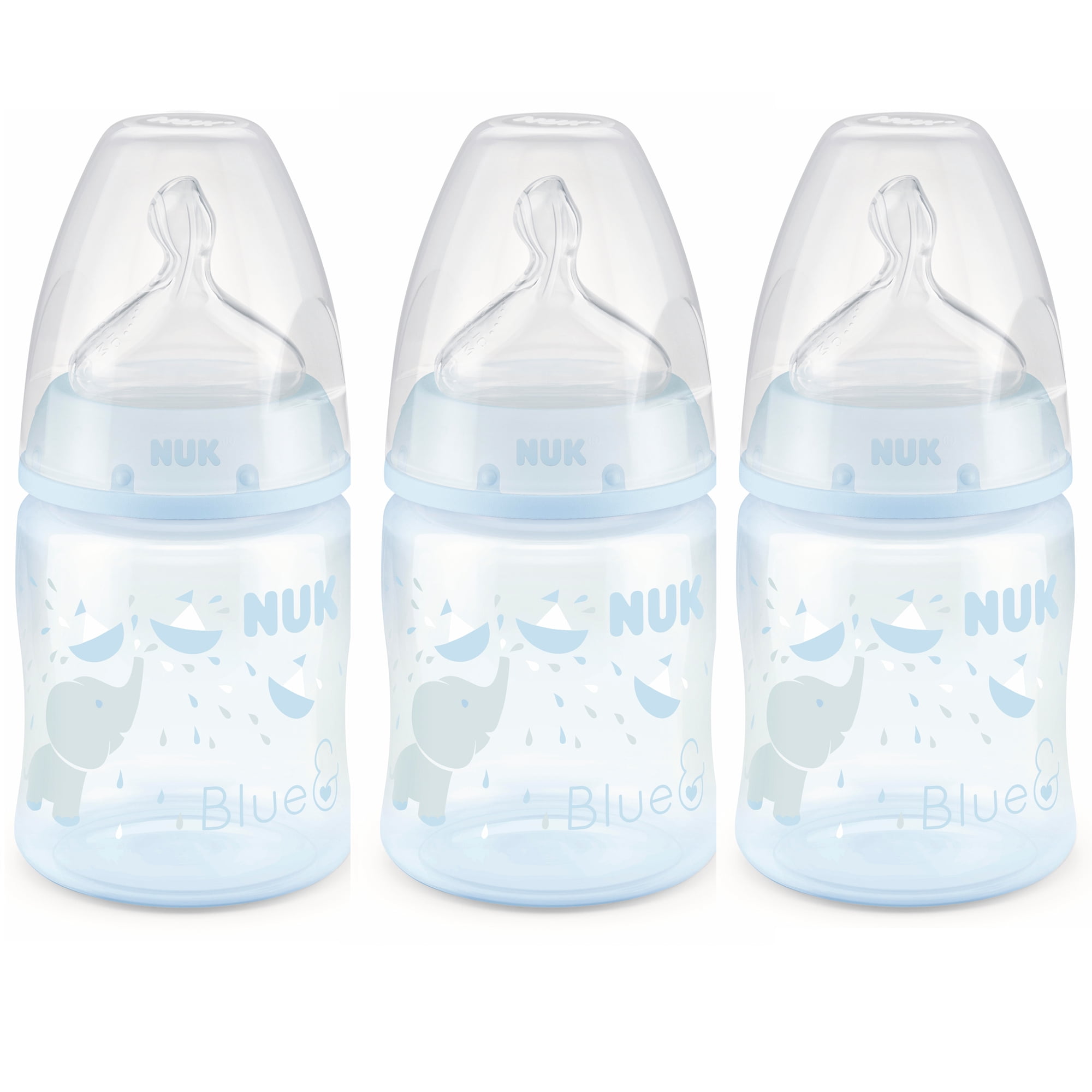 NUK Smooth Flow Anti-Colic Bottle, 5 oz, 3 Pack, 0+ Months
