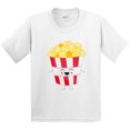 thumbnail image 3 of Inktastic Cute Kawaii Popcorn Youth T-Shirt, 3 of 5