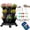 Black, variant on DUNCHATY 3-Tier Vertical Planter Tower, StackableGarden Pots with Wheels & Tools, for Indoor and Outdoor Herb, Strawberry & Flower Planter - Agreeable Gray
