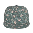 thumbnail image 2 of Easygdp Hedgehogs and Flowers Baseball Cap with Adjustable Flat Suitable for Head Circumference 22.4-23.6 in, 2 of 9