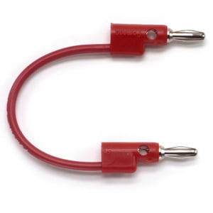 Pomona Banana Plug Patch Cord 4 Red