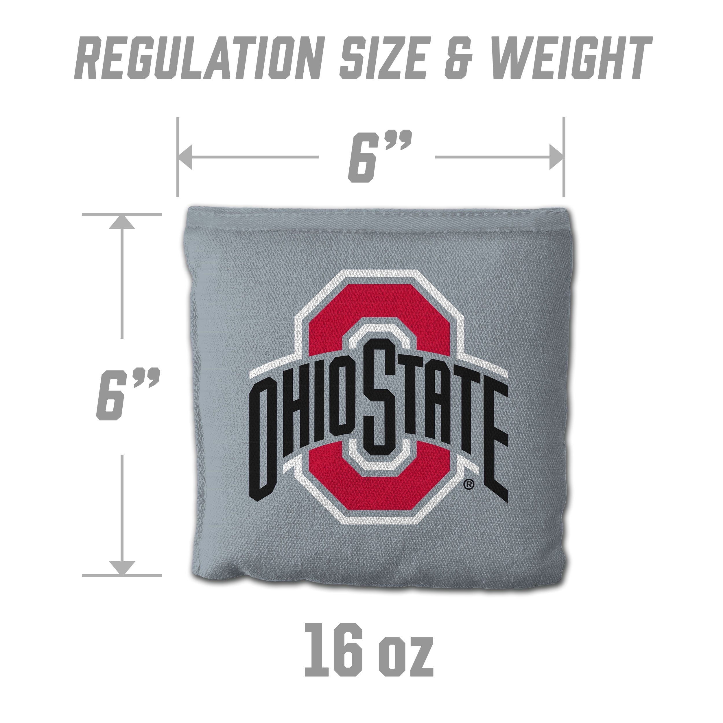 Ohio State Buckeyes 8pk Licensed Cornhole Bags