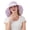 Purple, variant on Womens Mens Sun Hat UPF 50+ Pleated Round Retractable Brim Women Beach Hat Headwear