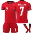 thumbnail image 1 of 2024 camiseta de la Copa de Europa uniforme de fútbol alemán personalizado No. 8 Kroos equipo nacional uniforme de entrenamiento para adultos y niños nuevoAlemania visitante versión en blanco, 1 of 3